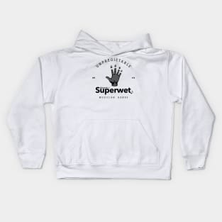 Unpredictable musician hands, BFR going on STG (Hand BW1) Kids Hoodie